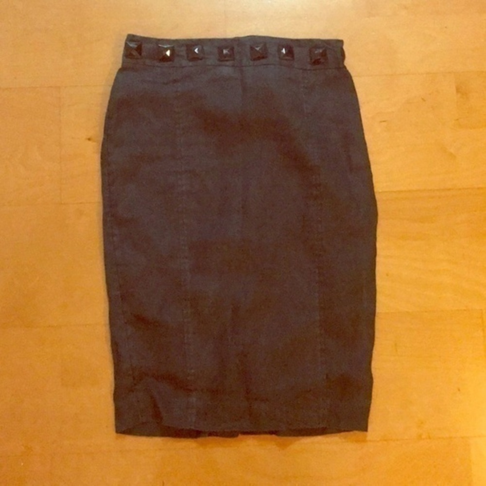Zara Denim-like Pencil Skirt Size Small